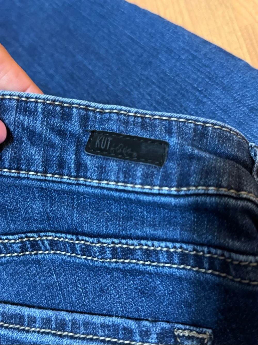 KUT From The Kloth Slouchy Boyfriend Jeans Women's 18W Medium Wash Stretch Denim